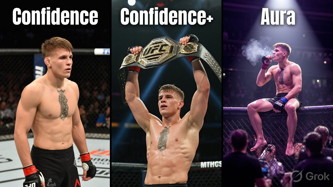 Confidence, Confidence+, Aura meme panel